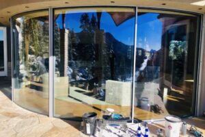 curved glass restore