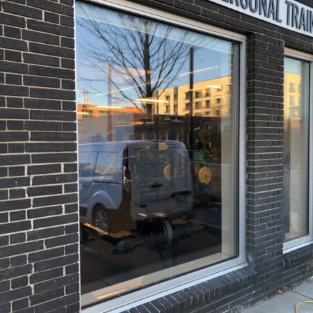 glass acid graffiti removal after